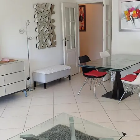 Apartman 3 Pieces Climatisees Dans Avec Piscine Antibes