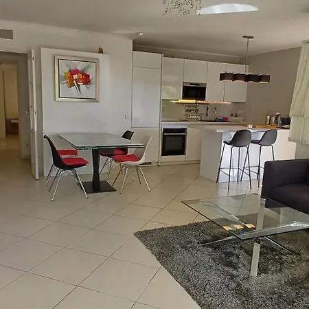 3 Pieces Climatisees Dans Avec Piscine Apartment